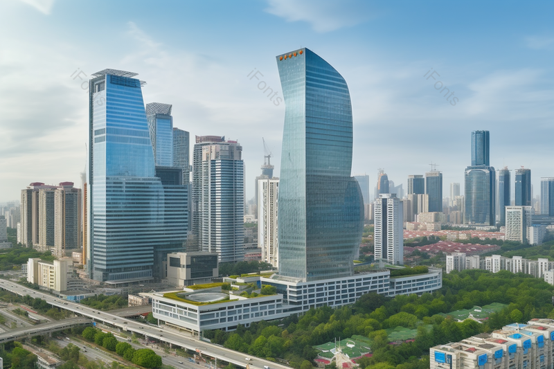 城市城镇高楼大厦远景实拍摄影图,高清,摄影图,摄影图片,图片大全,摄影图免费下载